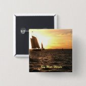 Key West Sunset Button (Vorne & Hinten)