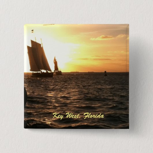 Key West Sunset Button (Vorderseite)