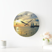 Key West Sunset Große Wanduhr (Zuhause)