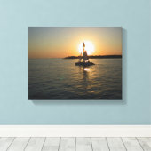 Key West Sunset Leinwanddruck (Insitu (Holzboden))