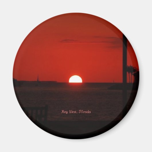 Key West Sunset Magnet (Vorne)