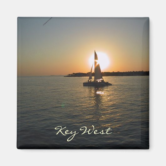 Key West Sunset Magnet (Vorne)