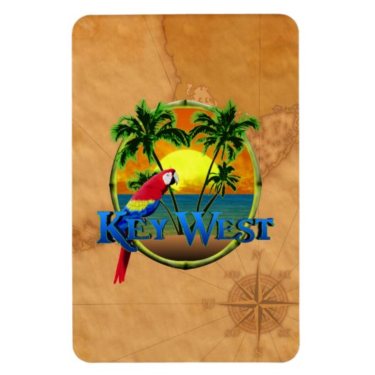 Key West Sunset Magnet (Vertikal)