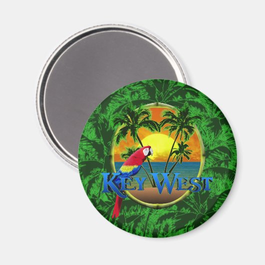 Key West Sunset Magnet (Vorderseite/Rückseite)