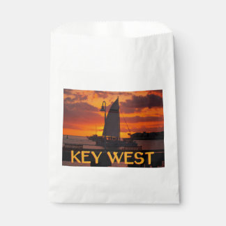 Key West Sunset mit Boote Geschenktütchen