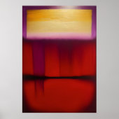 Key West Sunset Nr. 10 abstraktes Porträtmalerei Poster (Vorne)