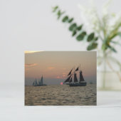 Key West Sunset Postcard Postkarte (Stehend Vorderseite)