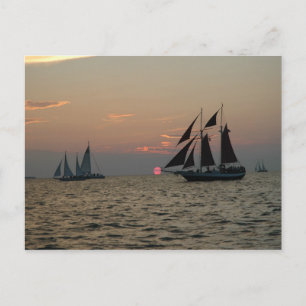 Key West Sunset Postcard Postkarte