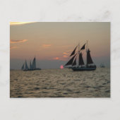 Key West Sunset Postcard Postkarte (Vorderseite)