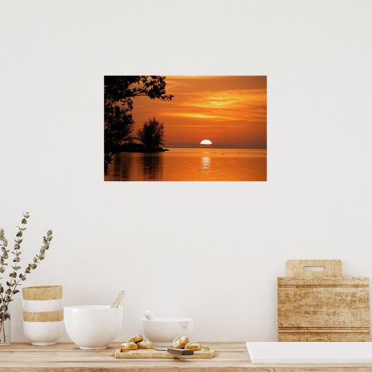 Key West Sunset Poster (Küche)