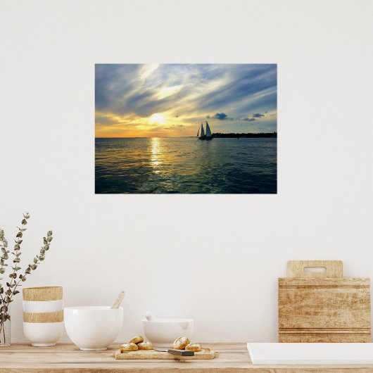 Key West Sunset Poster (Küche)