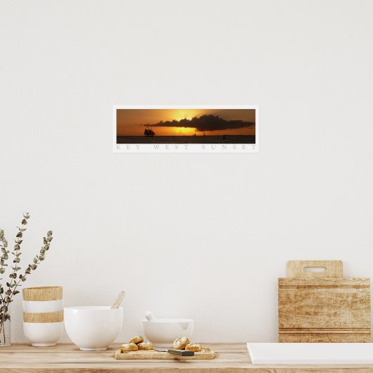 Key West Sunset Poster (Küche)