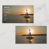 Key West Sunset Visitenkarte (Vorne/Hinten)