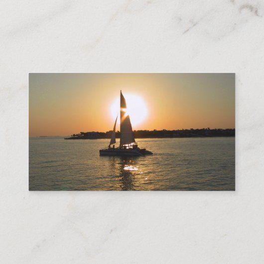Key West Sunset Visitenkarte (Rückseite)