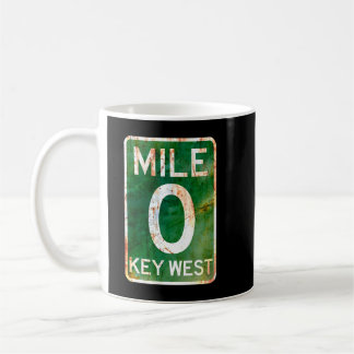 Key West T Shirt Mile 0 Florida Signature T-Shirt Kaffeetasse