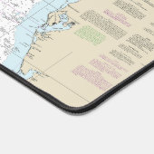 Key West to Mississippi River Nautical Chart Schreibtischunterlage (Ecke)