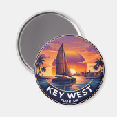 Key West USA Magnet (Vorderseite/Rückseite)