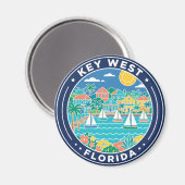 Key West USA Magnet (Vorderseite/Rückseite)