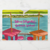 Key West Vibes Bachelorette Wochenende Alkoholflaschenetikett (Einzelnes Label)