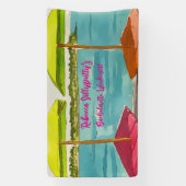 Key West Vibes Bachelorette Wochenende Banner (Vertikal)