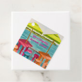 Key West Vibes Bachelorette Wochenende Geschenkanhänger (Beispiel)