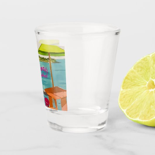 Key West Vibes Bachelorette Wochenende Schnapsglas (Rechts)