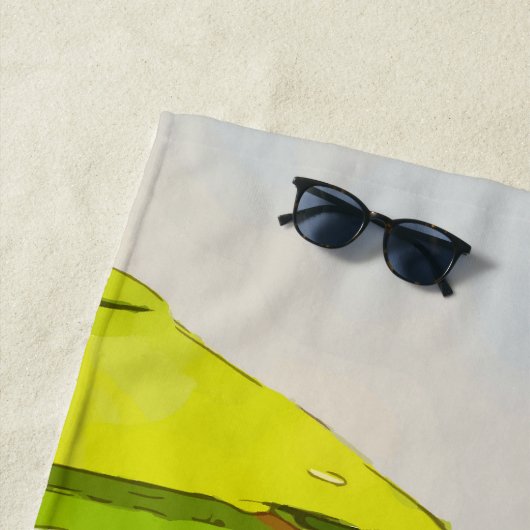 Key West Vibes Bachelorette Wochenende Strandtuch (Beispiel)