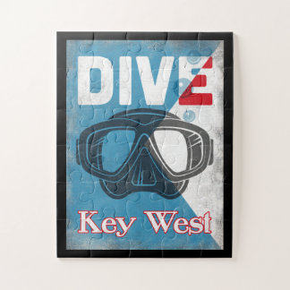Key West Vintage Tauchmaske Puzzle
