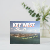 Key West Wallace Stevens-themed Postcard Postkarte (Stehend Vorderseite)