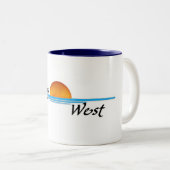 Key West Zweifarbige Tasse (VorderseiteRechts)