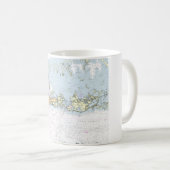 Key Westseediagramm-Kaffee-Tassen-Schale Kaffeetasse (VorderseiteRechts)