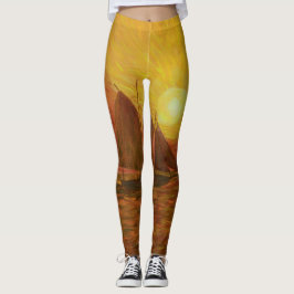 Key- Westsonnenuntergang-Segeln-Leggings Leggings