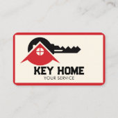 Key-Zuhause Visitenkarte (Rückseite)