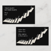 Keybaord - Musikindustrie-Karte Visitenkarte (Vorne/Hinten)