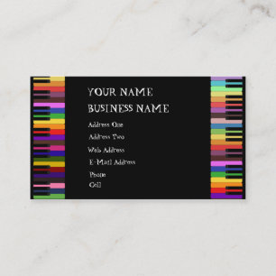 Keybaord - Musikindustrie-Karte Visitenkarte