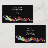 Keybaord - Musikindustrie-Karte Visitenkarte (Vorne/Hinten)