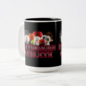 Keyboard Athlete Tasse (Vorderseite Links)