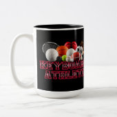 Keyboard Athlete Zweifarbige Tasse (Links)