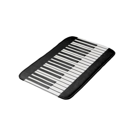 Keyboard Bathmat Badematte (Schrägansicht)