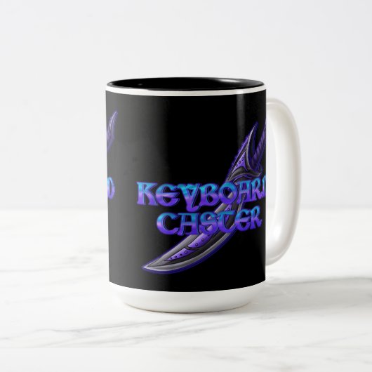 Keyboard Caster MMORPG-Tasse Zweifarbige Tasse (VorderseiteRechts)