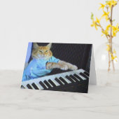 Keyboard Cat Gruß/Weihnachtskarten! Karte (Gelbe Blume)