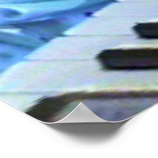 Keyboard Cat Wall Poster! Poster (Ecke)