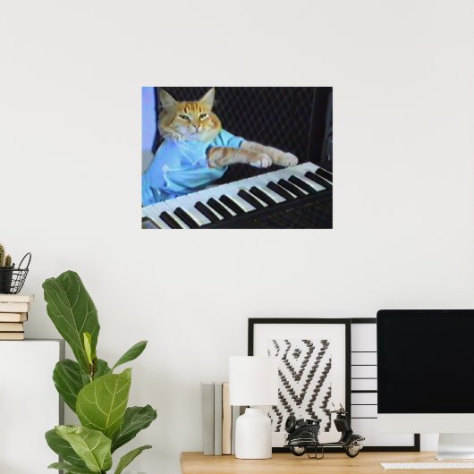 Keyboard Cat Wall Poster! Poster (Heimbüro)