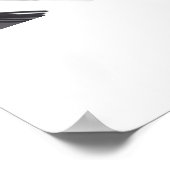 Keyboard Cat Zeichnend Poster (Ecke)