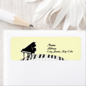 Keyboard Grand Piano Label (Insitu)