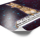 Keyboard-Katze schlägt wieder Fotodruck (Ecke)