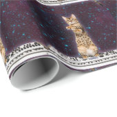 Keyboard-Katze schlägt wieder Geschenkpapier (Rolleneckpunkt)