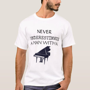 Keyboard Klavier - Pianist Musiker Musikinstrument T-Shirt