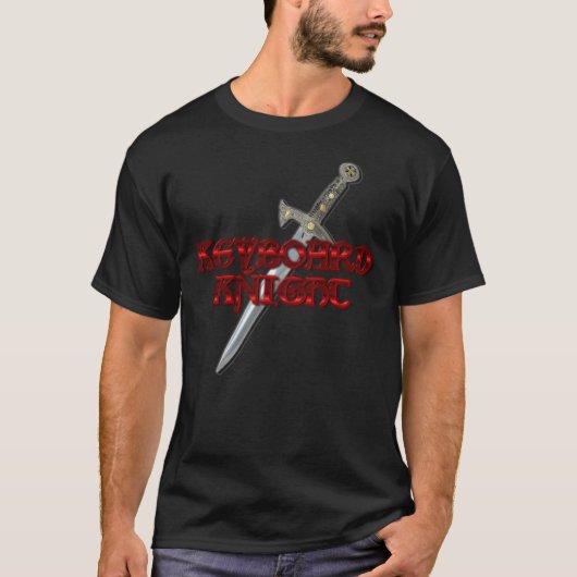Keyboard Knight MMORPG T-Shirt (Vorderseite)