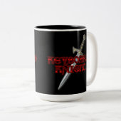Keyboard Knight MMORPG-Tasse Zweifarbige Tasse (VorderseiteRechts)